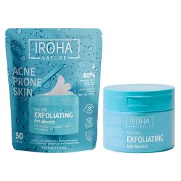 Iroha Disques Toniques Exfoliants Peaux à Tendance Acnéique avec Acide Salicylique, CICA, Probiotiques - 50 Unités