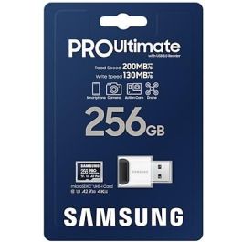 CARD 256GB Samsung PRO Ultimate microXC 200MB/s + USB-Kartenleser