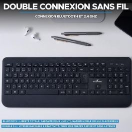 Bluestork Clavier sans fil Office R2 AZERTY touches ergonomiques empotradas BLU3760162053562