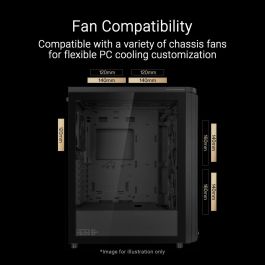 Boîtier ATX semi-tour Asus 90DC00M0-B39020 Noir