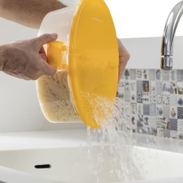Cuiseur de Pâtes 4 en 1 pour Micro-ondes avec Accessoires et Recettes Pastrainest InnovaGoods