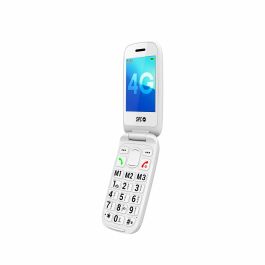 Téléphone portable pour personnes âgées SPC 2337B Blanc 128 GB 2,8"