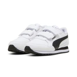 Chaussures de Sport pour Enfants Puma St Runner V4 L V Ps Blanc