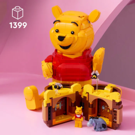 Lego Disney 43300 Set de Construction Winnie l'Ourson avec Personnages et Pot de Miel - Décoration et Cadeau Adulte