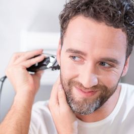 Wahl Tondeuse à cheveux filaire Home Pro, 230V, 8 sabots, Noir/Gris