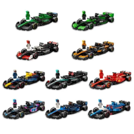 LEGO Formule 1 Speed Champions Set de Construction Voiture de Course et Minifigure
