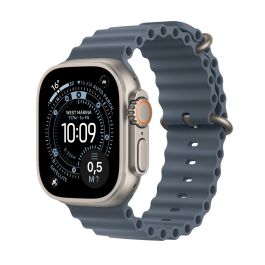 Apple Watch Ultra 3 Titanium Cellular 49mm Natur (Ocean Armband maritimblau)