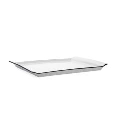 Fuente Porcelana Gastro Black Quid 31x23 cm