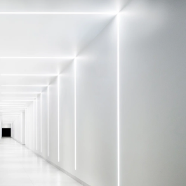 BX3 LIGHT Profil en aluminium pour encastrer placo BA13 BX3-PA-639-1M - 1 mètre, pour bande LED 9mm, intérieur, design architectural