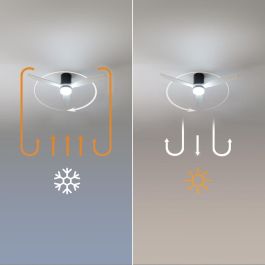 Ventilateur de Plafond avec Lumière Cecotec Aero 5600 Classic 20 W 40 W Blanc Noir