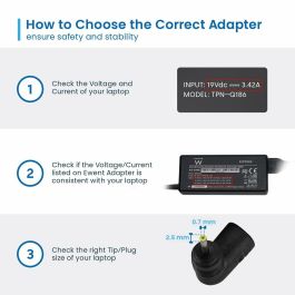 Chargeur d'ordinateur portable Ewent ew3969 90 W