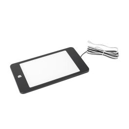 HERRAJES ALK Lampara PANELED PIR 5W LED Luz Natural 4000K Con Sensor IR Negro