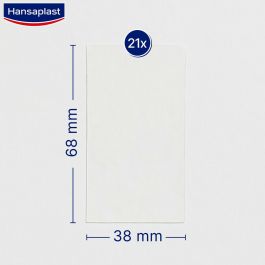 Hansaplast Pansements Réducteurs de Cicatrices HP SCAR REDUCER 68 x 38 mm - 21 unités