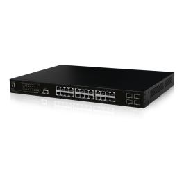 Level One GEP-2861 Switch 28 Ports (24 PoE+) 4xSFP Gigabit Géré L2 390W 1U Noir