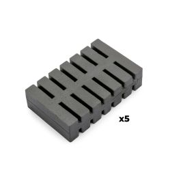 Lot de 5 pastilles anti-odeurs pour couvercle de conteneur Recycle, Odeur de citron, Plastique