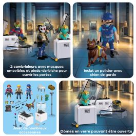 Playmobil 71876 Musée d'Arrestation de Voleurs, Police, Action Urbaine, 50 Pièces, Âges 4+