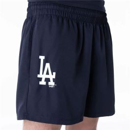 Short de Sport pour Homme New Era LA Dodgers League Essential Blue marine 7-8 ans