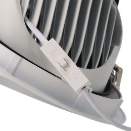 Downlight LED 40W CCT Circular Orientable Microprismatique 40.000H HOCOBCOR40WLI-CCT