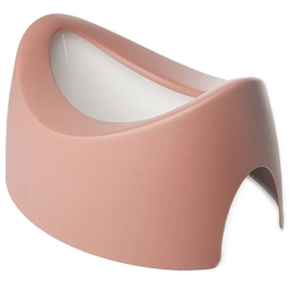 Thermobaby Pottyboo - Pot d'apprentissage ergonomique pour enfant - Position physiologique, confortable - Rose et blanc