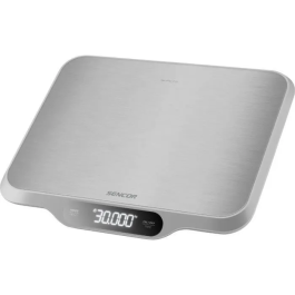 Sencor SKS 7300 - Balance de Cuisine Numérique, Capacité 30 kg Précision 2 g, Surface Acier Inox, Écran LED Tactile, Fonction Tare, Arrêt Auto Precio: 49.68. SKU: B183HAXZA8