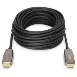 DIGITUS HDMI AOC Hybrid Glasfaserkabel UHD 8K 20m schwarz
