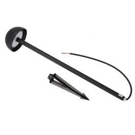 Balise LED d'extérieur Ocala 60 cm 12W 220VAC 3000K Noir