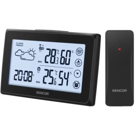 Sencor SWS 2850 Station Météo sans Fil avec Capteur - Affichage Température Intérieure/Extérieure, Humidité, Précipitations, Mémoire Min/Max, Alarme Precio: 33.096. SKU: B1HL2M8TTB