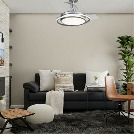 Ventilateur de Plafond CristalRecord Argenté 40 W Ø 40 cm