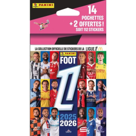Panini - Blister Collection Stickers Foot 2025/26 Ligue 1 McDonald's - 14 pochettes + 2 offertes (112 stickers) - Album 96 pages et 556 stickers dont brillants Precio: 36.12. SKU: B1FLR6NBAT