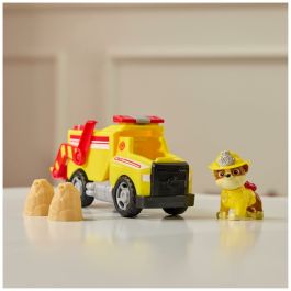 Spinmaster Patrulla Canina Rubben Vehicules + 2 Projectiles SPI6072662 Figurine pour Enfants A partir de 3 ans Bomberos y Rescate