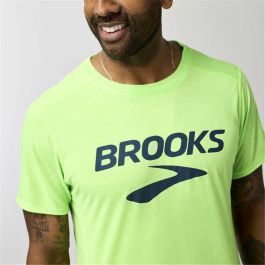 T-shirt à manches courtes homme Brooks Distance Sleeve 3.0 Vert