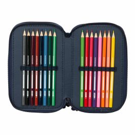 Fourre-tout Safta New edition Blue marine 12,5 x 19,5 x 5,5 cm 37 Pièces