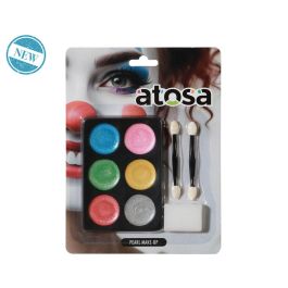 Maquillage Perlé 6 Couleurs avec Éponge et Pinceaux pour Fée, Clown ou Personnages Fantastiques Precio: 1.8. SKU: B1D8M7YW7S