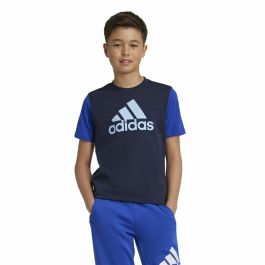 T-shirt à manches courtes enfant Adidas Essentials Bleu
