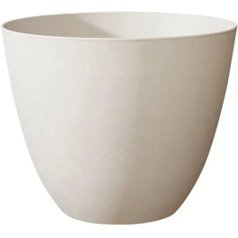 Eda Element Round 50 - Pot de fleurs rond en pierre calcaire, diamètre 50 cm Precio: 53.79. SKU: B1JWEHFPWJ