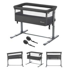 BEBECONFORT Zina Berceau Pliable Bebe & Cododo, 0-6 m (0-9 kg), 5 Positions, Matelas Inclinable, Mineral Graphite