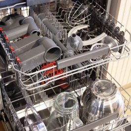 Domo Robot Pâtissier Multifonction avec Batteur, Crochet Pétrisseur, Blender et Sorbetière - 1200W - 4,5L - 8 Vitesses + Pulse - Gris Noir