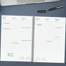 Agenda Finocam OPAQUE Bleu A4 21 x 29,7 cm 2026