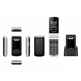 Téléphone portable pour personnes âgées Sunstech CELT23BK Noir 128 GB 2,4"