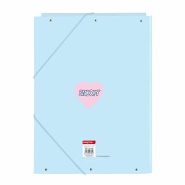 Reliure à anneaux Snoopy Love Bleu A4 26 x 33.5 x 2.5 cm