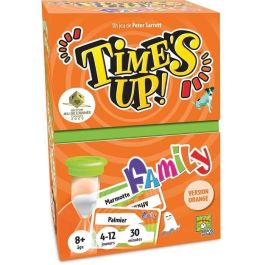 Asmodee Jeu de Société Time's Up Family Orange - Jeu de Cartes et de Société pour Adultes et Enfants, Jeux de Société Familial, À partir de 8 Ans