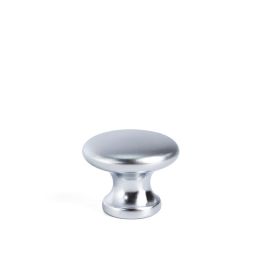 HERRAJES ALK Pomo Parma Zamak Cromo Mate Ø25