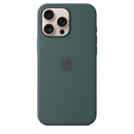 Apple Coque en Silicone avec MagSafe pour iPhone 16 Pro Max - Vert Lac