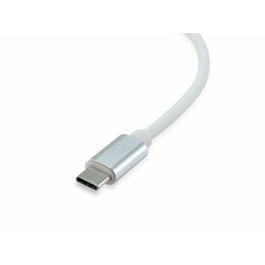 Level One USB-0504 Adaptateur USB-C vers RJ45 Gigabit Ethernet, 3x USB 3.0, Argent, 0.15m