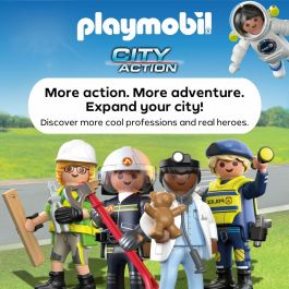 Playmobil PL71873 Centre de Commandement de Police, Officier de Police, Action Urbaine, 253 Pièces, 4 Ans et Plus