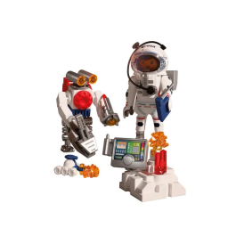Playmobil 72014 Figurine Astronaute de l'ESA avec Robot Jouet, Thème Espace, 42 Pièces, pour Enfants Dès 4 Ans