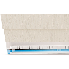 Stefanplast Balconnière ETHICA - 50 x 18 x h17 cm - 9 Litres - En plastique - Blanc - Déco lumineuse et minimaliste