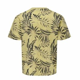 T-shirt à manches courtes homme Only & Sons Onskash Reg Leaf Aop Doré