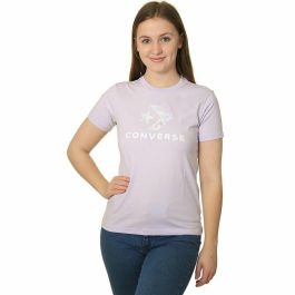 T-shirt à manches courtes femme Converse Seasonal Star Chevron Lavande Precio: 22.95. SKU: B12S979PPB