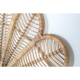 GINER Y COLOMER Tête de lit en rotin naturel, design artisanal, 180 cm de large, finition naturelle
